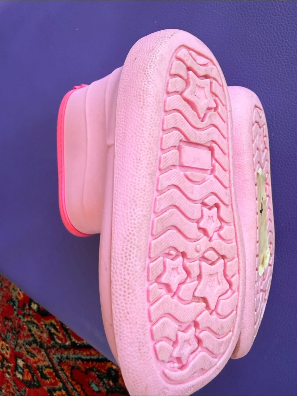Kids Pink Unicorn Rain Boots